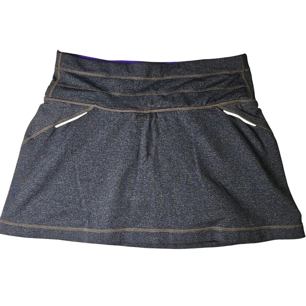 Athleta Heathered Gray Athletic Skorts Size Small